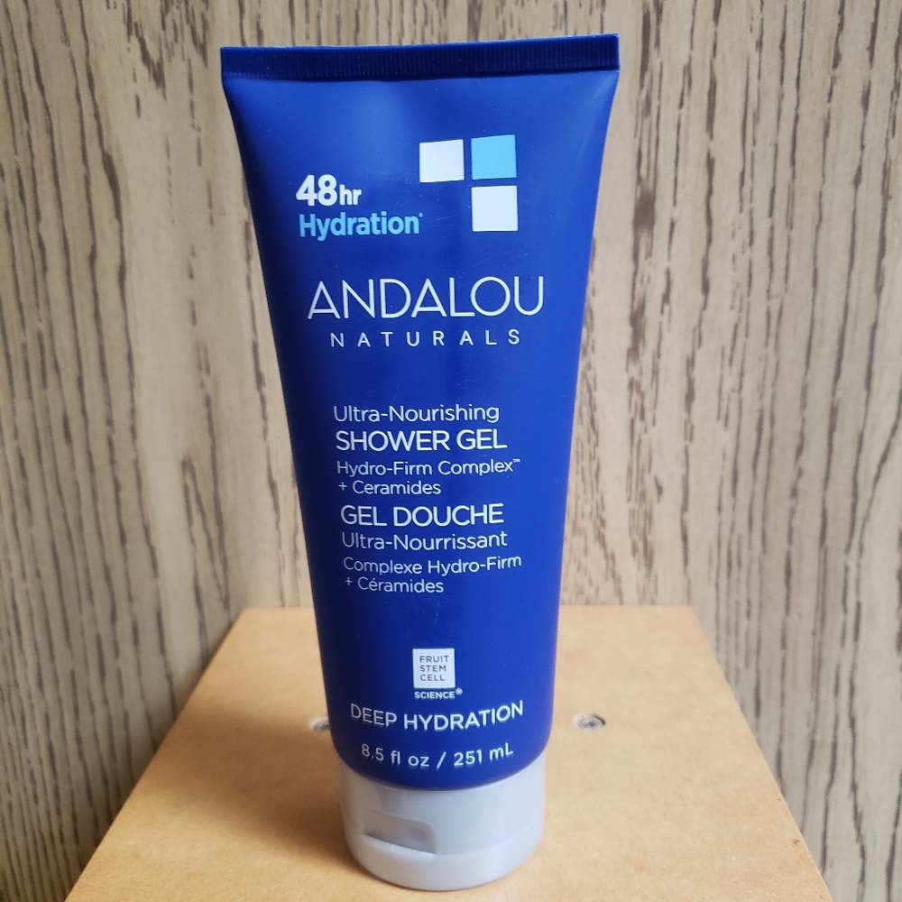 ANDALOU Naturals Ultra-Nourishing Shower Gel 48hr Deep Hydration 8.5 fl oz NEW